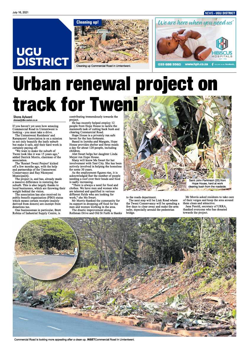 Ugu District 16 July 2021 - South Coast Herald